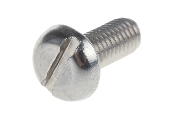 Product image for A4 s/steel slot pan head screw,M5x12mm