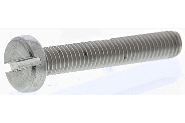 Product image for A4 s/steel slot pan head screw,M5x30mm