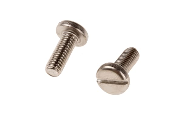 Product image for A4 s/steel slot pan head screw,M6x16mm