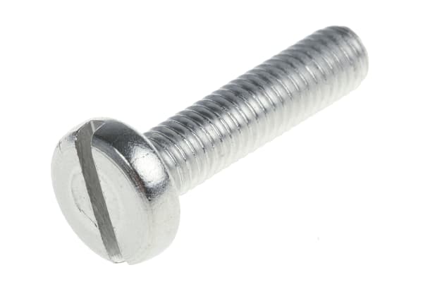 Product image for A4 S/STEEL SLOT PAN HEAD SCREW,M6X25MM