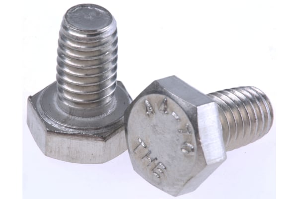 Product image for A4 s/steel hexagon set screw,M6x10mm