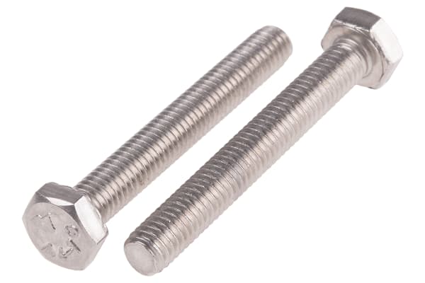 Product image for A4 s/steel hexagon set screw,M6x45mm