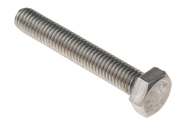 Product image for A4 s/steel hexagon set screw,M8x50mm