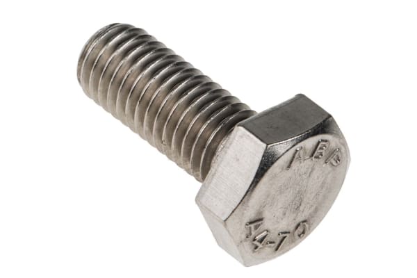 Product image for A4 s/steel hexagon set screw,M10x25mm