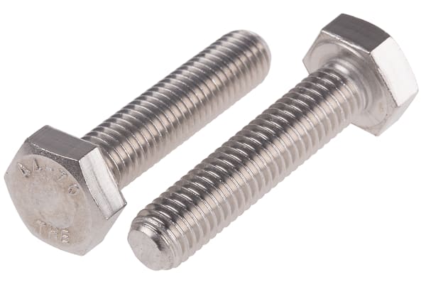 Product image for A4 s/steel hexagon set screw,M10x45mm