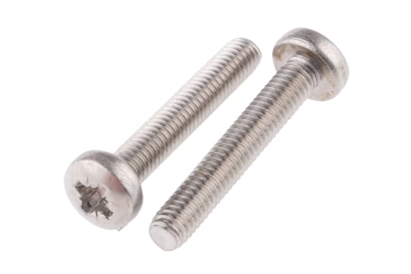 Product image for A4 s/steel cross pan head screw,M4x25mm