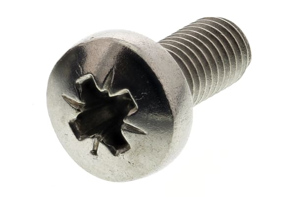 Product image for A4 s/steel cross pan head screw,M5x12mm