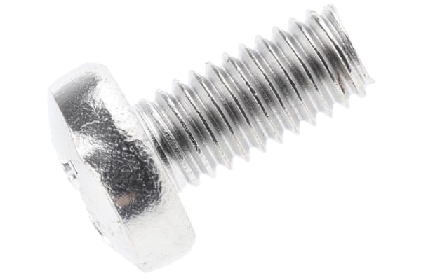 Product image for A4 s/steel cross pan head screw,M6x12mm