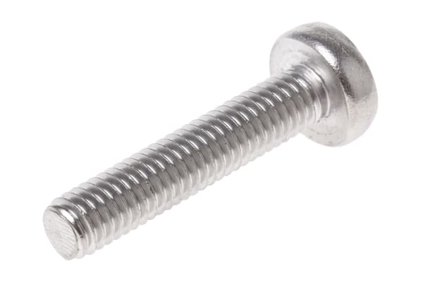 Product image for A4 s/steel cross pan head screw,M6x30mm