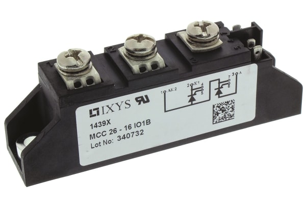 Product image for DUAL THYRISTOR MODULE 2X32A 1600V