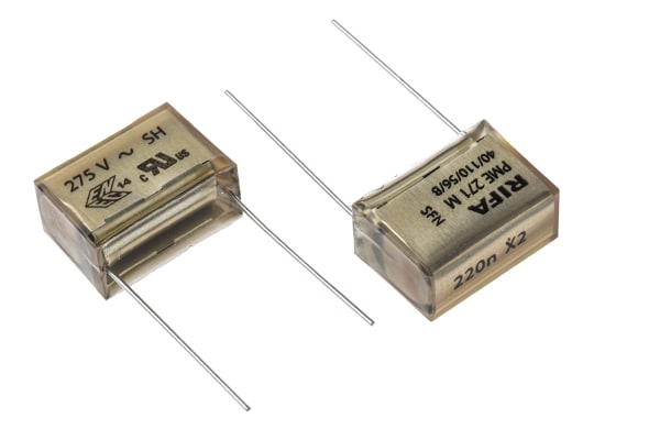 Product image for PME271M capacitor,220nF 275Vac 20.3mm