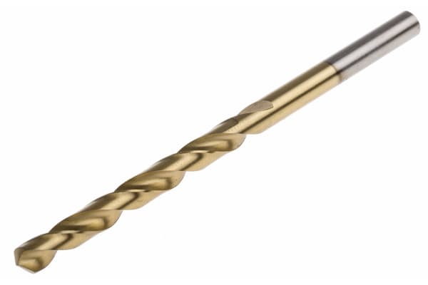 Product image for TiN coated HSS drill,4.9mm dia