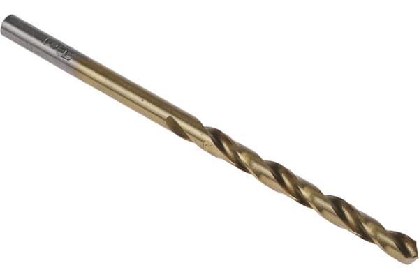 Product image for TiN coated HSS drill,3.5mm dia