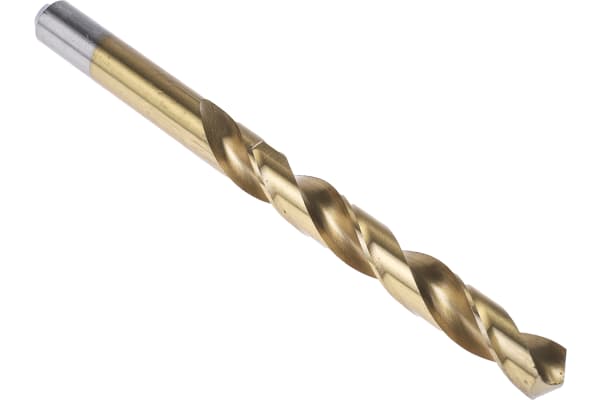 Product image for TiN coated HSS drill,11.5mm dia