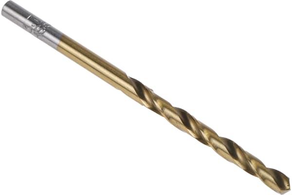 Product image for TiN coated HSS drill,3.7mm dia