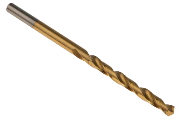 Product image for TiN coated HSS drill,3.8mm dia