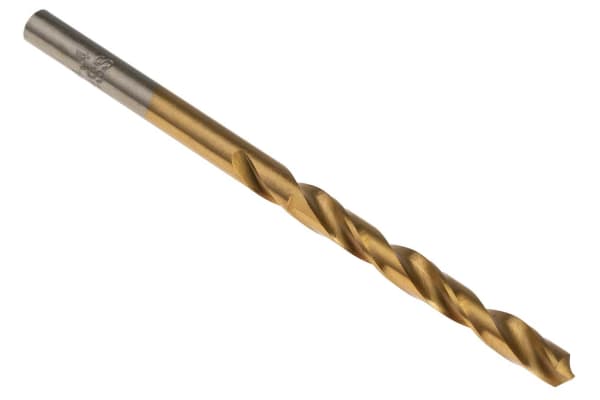 Product image for TiN coated HSS drill,4.4mm dia