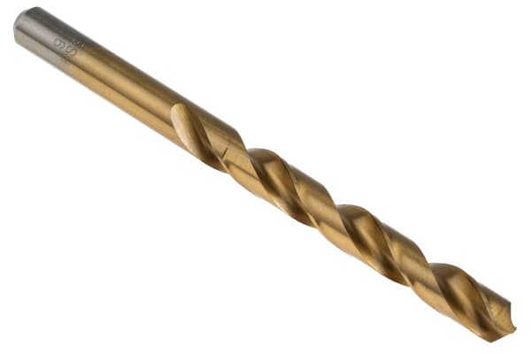 Product image for TiN coated HSS drill,9.0mm dia