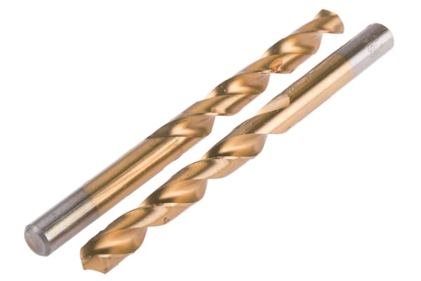 Product image for TiN coated HSS drill,9.5mm dia