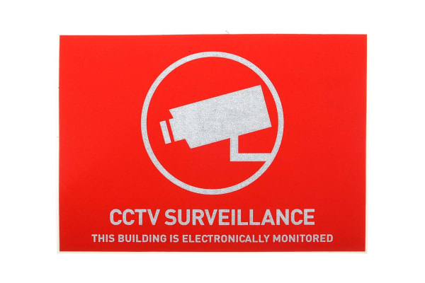 Product image for CCTV SURVEILLANCE STICKER 74 X 52,5MM