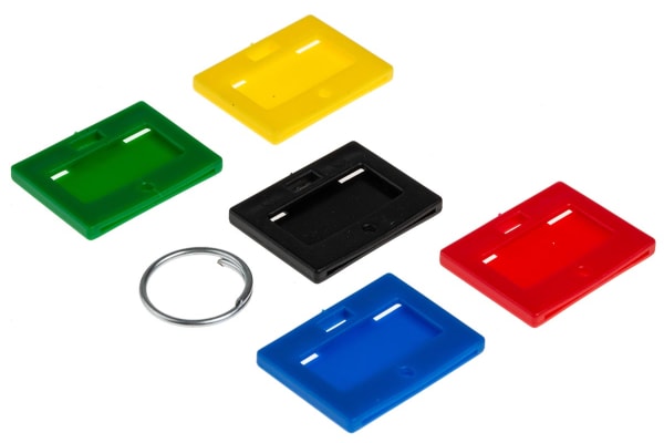 Product image for ASSORTED COLOUR KEY TAGS