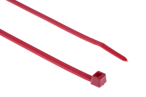 Product image for Red nylon cable tie 390x4.6mm