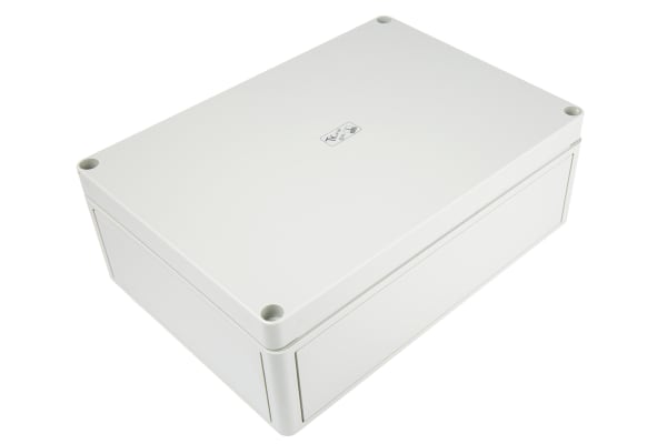 Product image for IP66 BOX WITH GREY LID,254X180X90MM