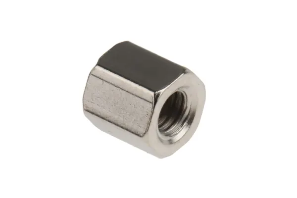 Product image for Brass tapped hole hex spacer,M3x5mm