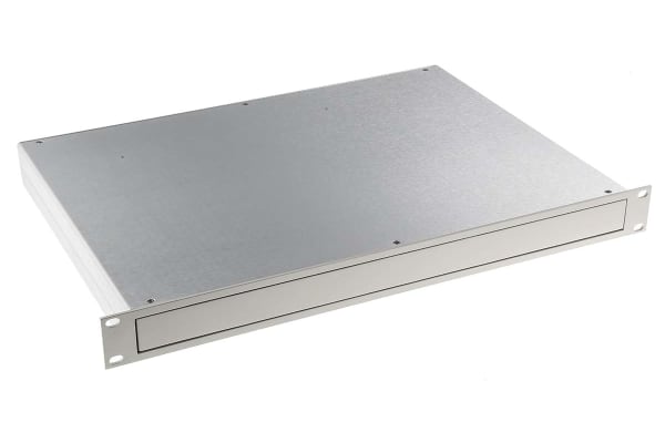 Product image for Aluminium front mounted drawer,1U