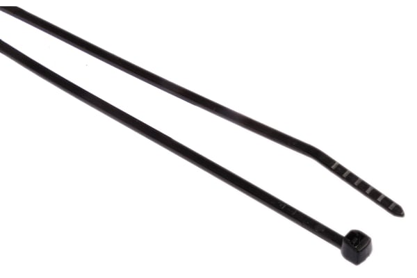 Product image for Thomas & Betts Black Cable Tie Nylon, 99mm x 2.5 mm