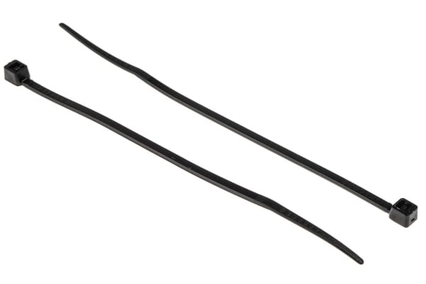 Product image for Cable Tie,100 x 2.5,Black,pack 100