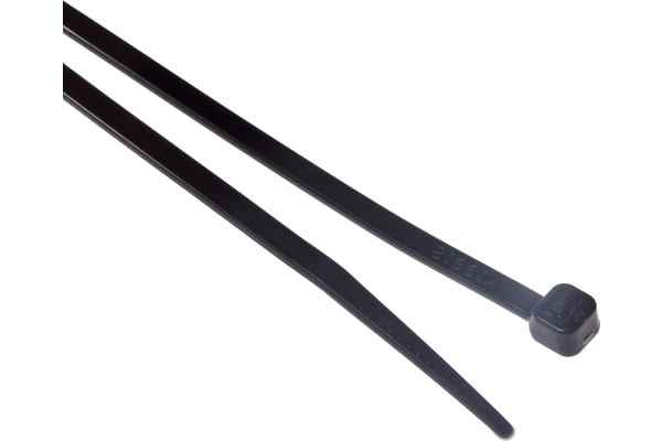 Product image for Cable Tie,150 x 3.6,Black,pack 100