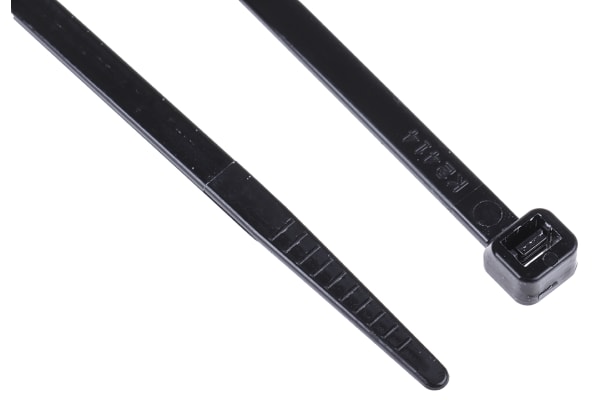 Product image for Black nylon cable tie, 368x4.8mm