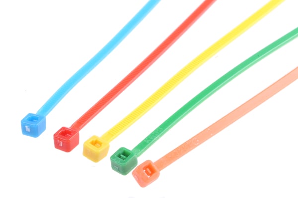 Product image for Nylon 6.6 cable tie pack,160x2.5mm