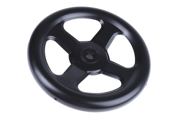 Product image for Handwheel,steel,plastic coated,200mm