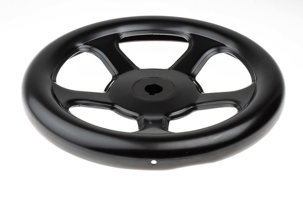 Product image for Handwheel,steel,plastic coated,250mm