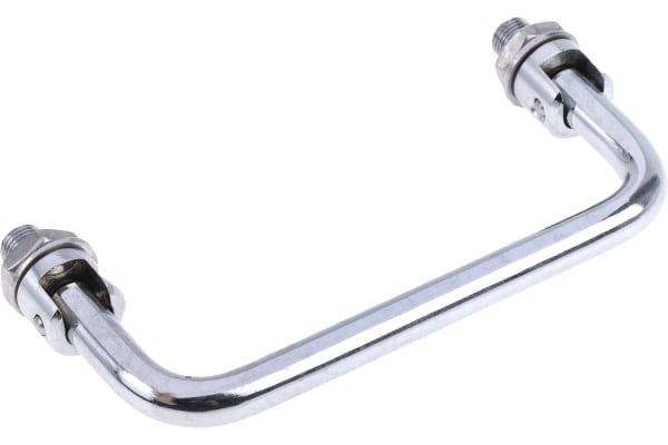 Product image for Folding handle,steel,chrome plated,120mm