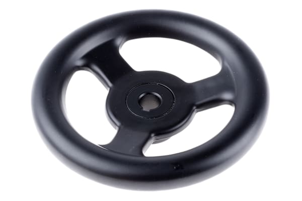 Product image for Handwheel,steel,plastic coated,125mm