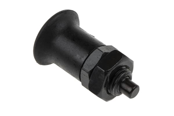 Product image for Index plunger,rest position,steel,6mm