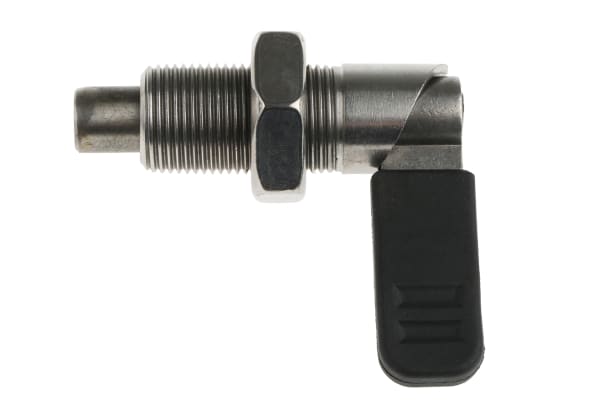 Product image for Index plunger,cam action,l/nut,S/S,12mm