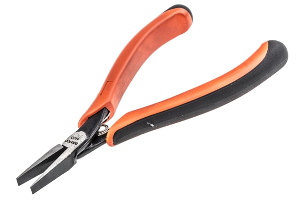 Product image for Bahco compact flat nose plier,26mm jaw