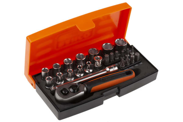 Product image for 25 Piece 1/4"" drive socket set