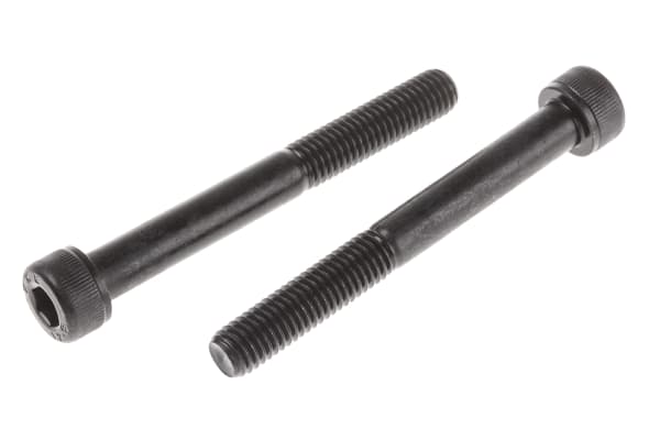 Product image for Blk steel hex skt cap head screw,M8x70mm