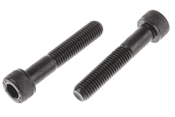 Product image for Blk steel hex skt caphead screw,M10x55mm