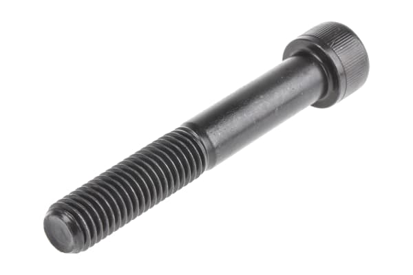 Product image for Blk steel hex skt caphead screw,M12x80mm