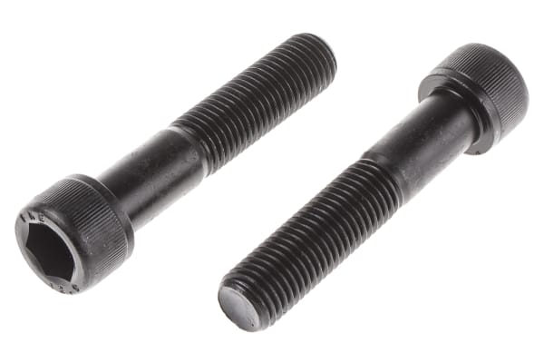 Product image for Blk steel hex skt caphead screw,M16x80mm