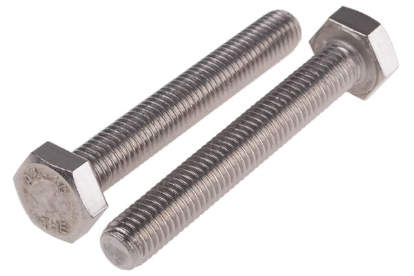 Product image for A2 s/steel hex head set screw,M10x70mm