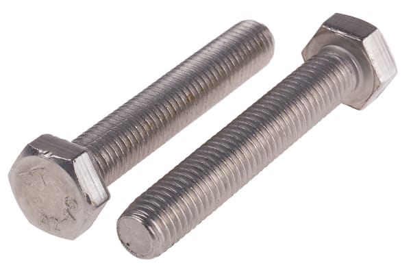 Product image for A2 s/steel hex head set screw,M12x70mm