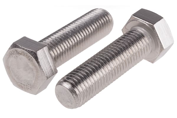 Product image for A2 s/steel hex head set screw,M20x70mm