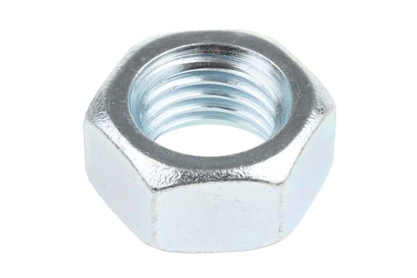 Product image for Zinc plated steel hexagon full nut,M20